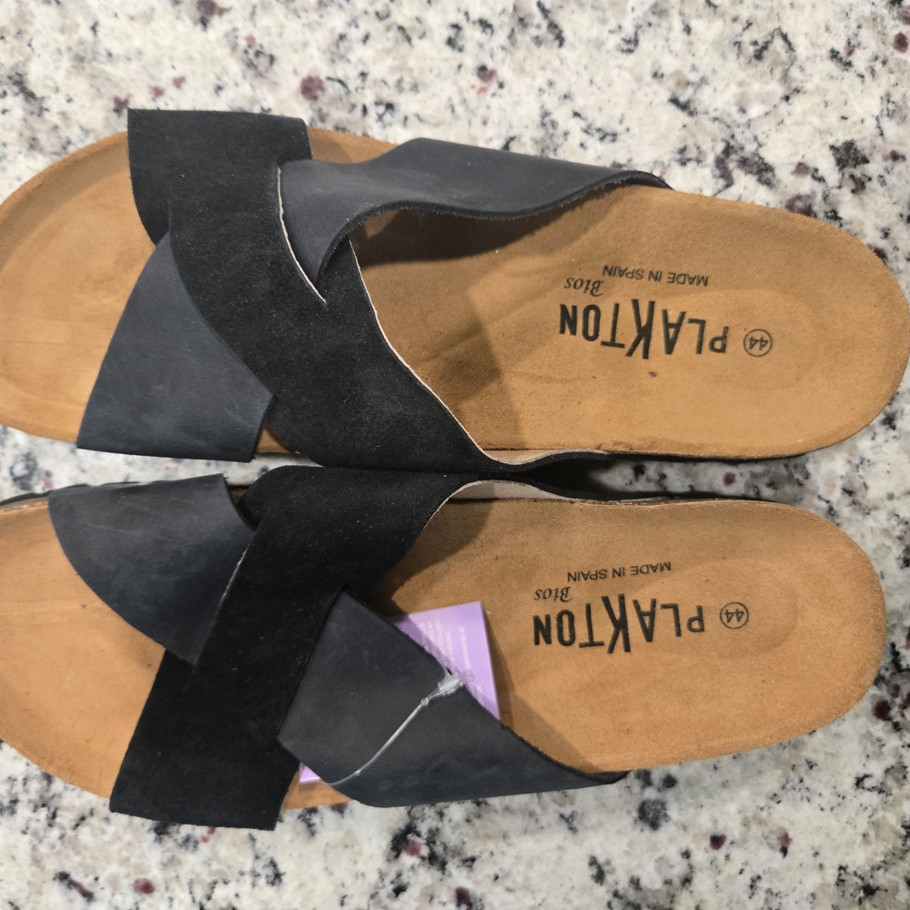 Women's/Men's  Black Sandals